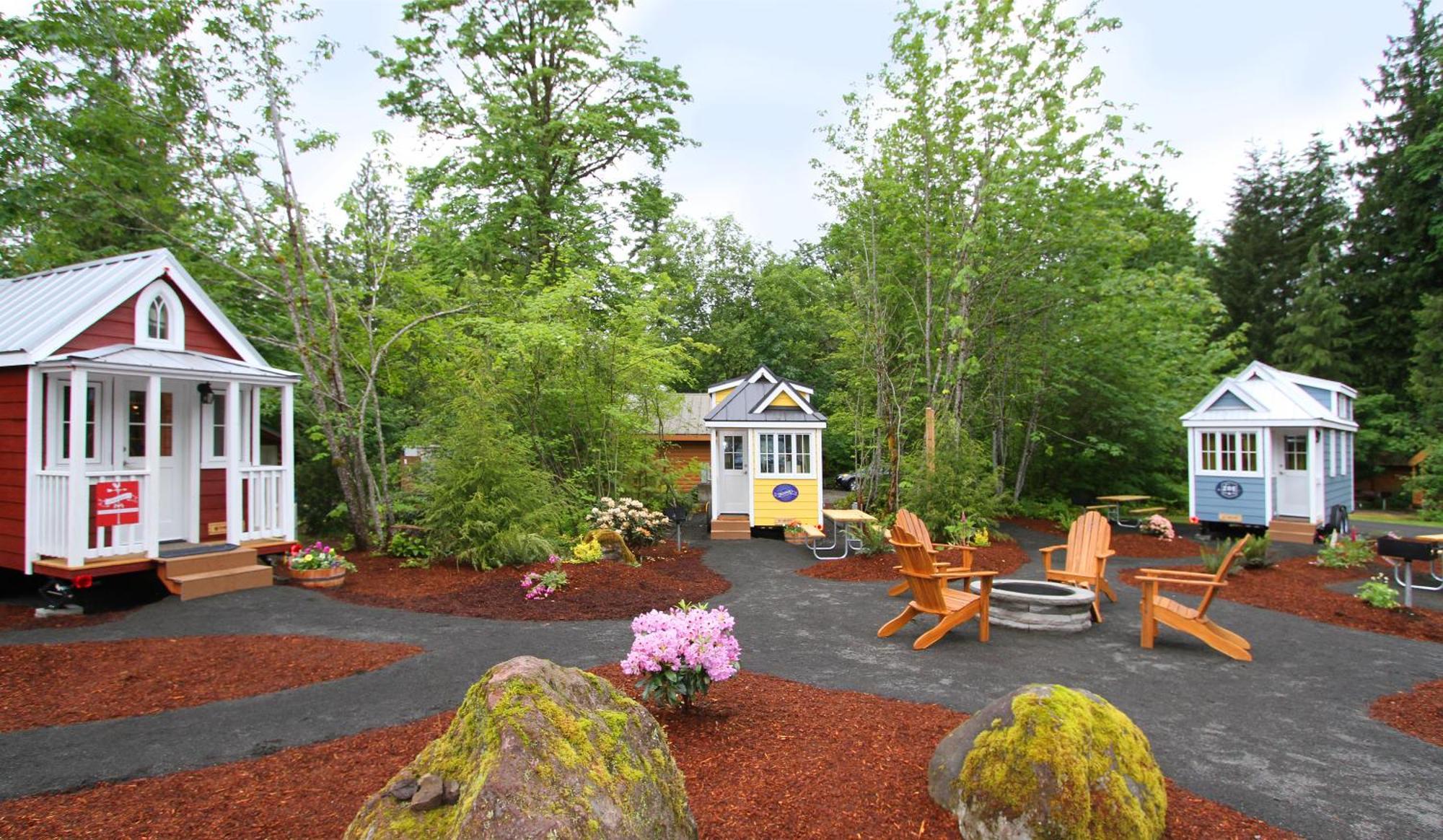 Mt Hood Tiny House Village Welches Buitenkant foto