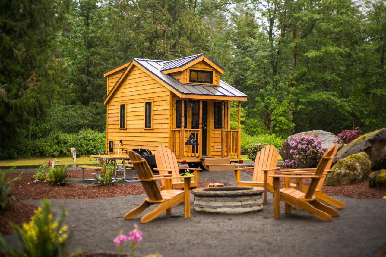Mt Hood Tiny House Village Welches Buitenkant foto